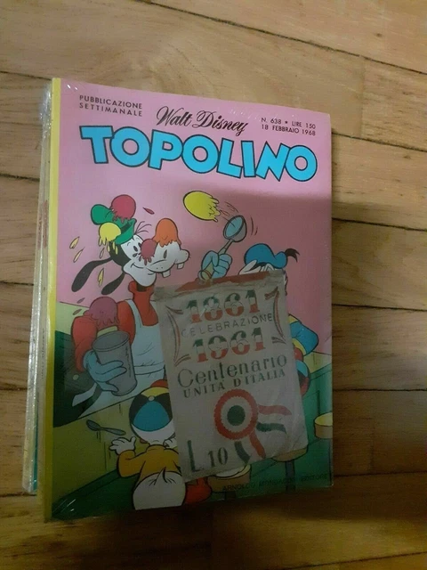 Topolino N 638 Con Pacchetto Figurine