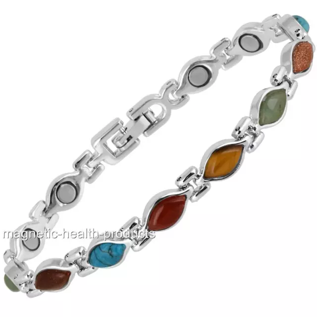 Brazalete De Salud Magnético Para Damas Túnel Carpiano Alivio Del Dolor Artritis 97
