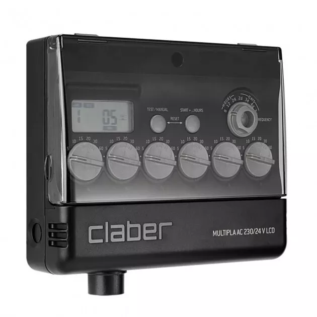 Claber 8058 Multipla Ac 230-24V 6 Zone Centralina Programmatore Irrigazione