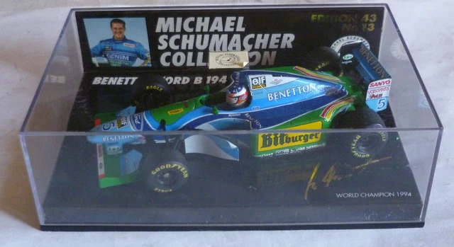 Minichamps 1:43 M. Schumacher Benetton Ford B192 1er GP De Formule 1 1992 Win Ck999787