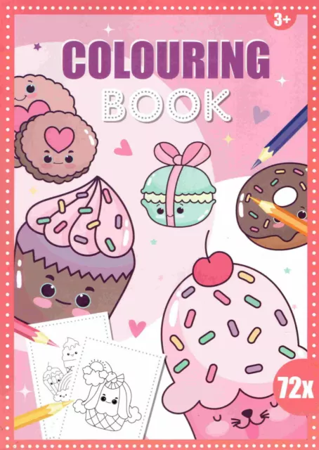 Colouring Book - Malbuch für Kinder - Donats, Muffins und andere Leckereien #672