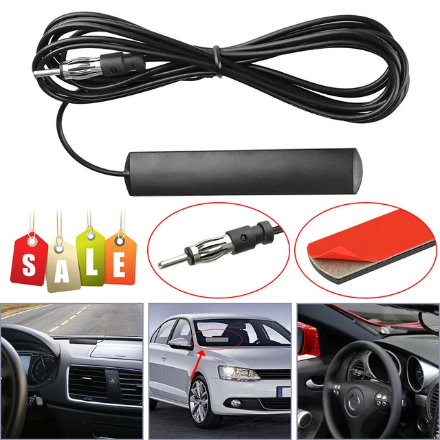 Antenna Auto In Gomma FM/AM Con Base Girevole – Ricambio Per Peugeot 205 206 306 307 309 406 806