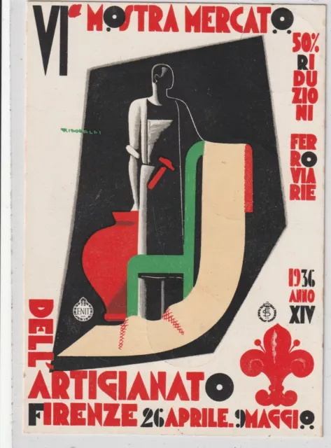 Pubbl69-Cart. Pubbl.vi Mostra Mercato Dell'artigianato Di Fi-Bella-V.1936-Gf