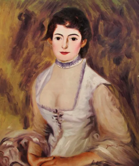 Clearance Sale Item! Renoir Madame Henriot Portrait Repro, Oil Painting 20x24in