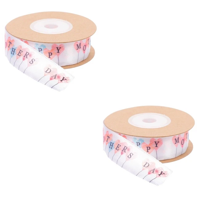 Geschenkbänder für Geschenke 2x Bouquet Handwerk Band Herz Geschenk Wrap Band Sc