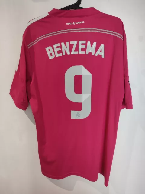 MAILLOT JERSEY CAMISETA Maglia Home Adidas Real Madrid Benzema