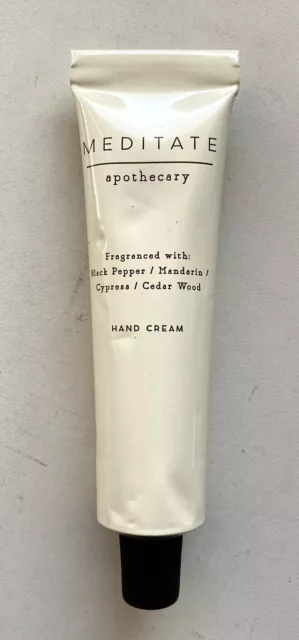 Apothecary Meditate Hand Cream NEW 30ml M&S Marks & Spencer