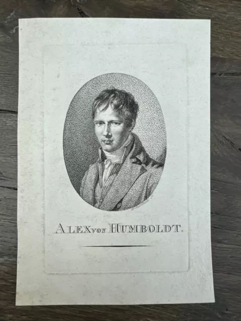 Humboldt, Friedrich Heinrich Alexander Freiherr, Punktierstich von Burckhardt, A