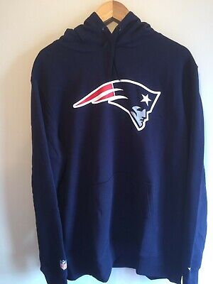 Official New England Patriots Hoodie - Size Medium - Navy - Brand New with Tag