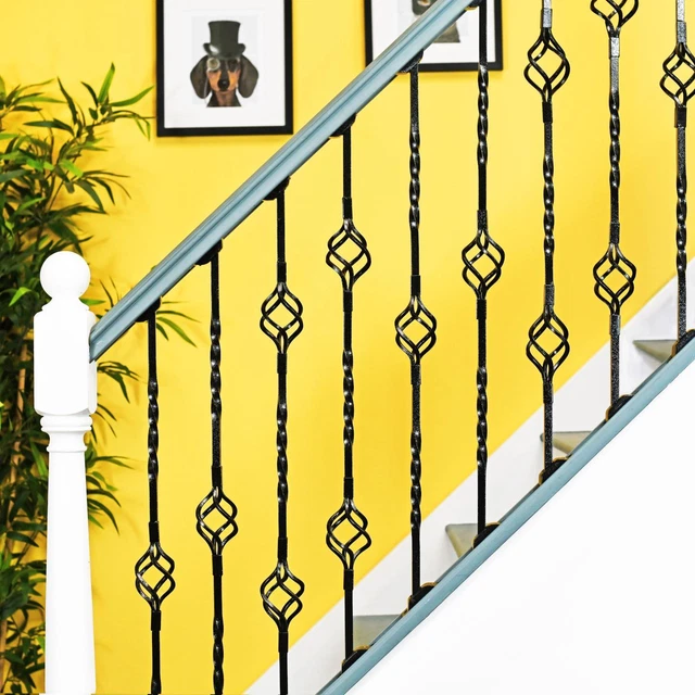 Juego de 4 husillos de escalera alternativos de lujo ""Cavendish"" - patrón 10