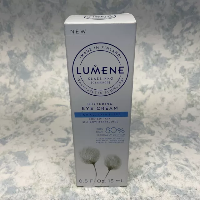 Lumene Classics Nurturing Eye Cream 0.5oz - New