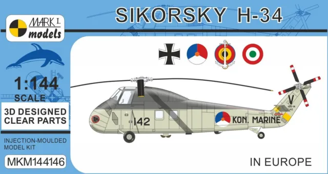 Mark I Models 1/144 Sikorsky H-34 'In Europe'