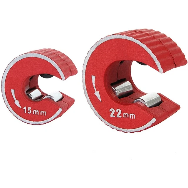 2 pz taglierina tubi rame 15 mm e 22 mm strumento a fetta tubo tubo tubo lega di zinco CH8