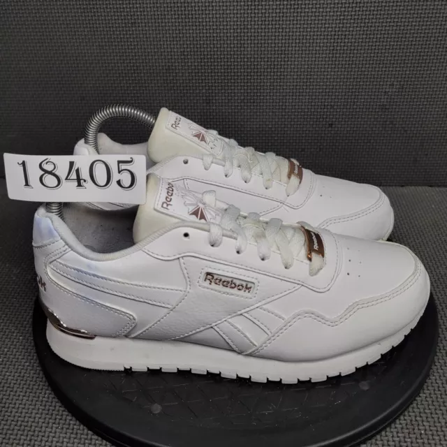 Reebok Classic Leather Shoes Womens Sz 6.5 White Athletic Trainers Sneakers