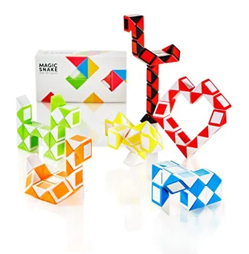 YGZN 9 Pièces 3D Puzzle Casse-tête en Bois - Classique KongMing Luban Lock  Jeu Jigsaw Jouet éducatif Cadeau-Jouets pour des Enfants et des Adolescents