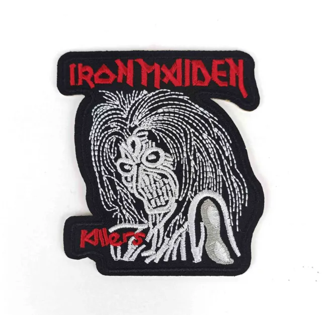 Iron Maiden Logo Music Rock Band Embroidered 3.2in Patch Iron On 2886