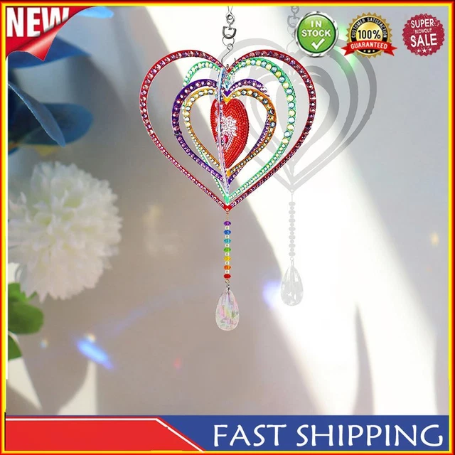 SoeHong 5D DIY Diamant DIY Malerei Drehbares Windspiel Doppelseitiges Aufhängen