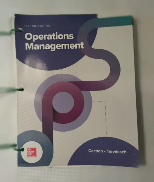  Operations Management by Christian Terwiesch and Gerard Cachon (ring bound)