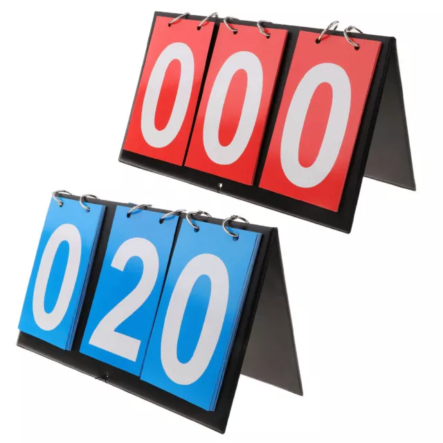 Robustes 3 stelliges   Scoreboard PVC Kartenwerkzeug für Basketball