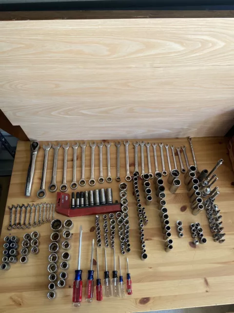 Craftsman Tools USA Mixed Mechanics Tool Lot 205 Pieces