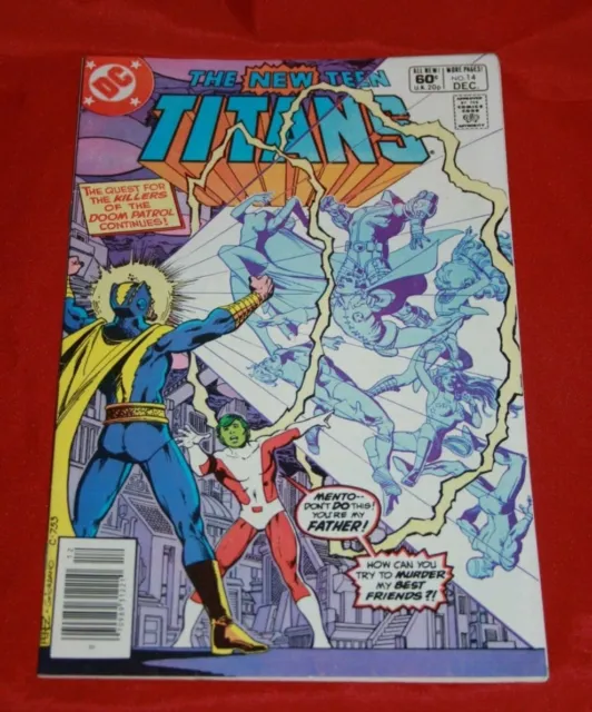 New Teen Titans 14 volume 1 , doom patrol, brotherhood of evil -1981 -DC Comics