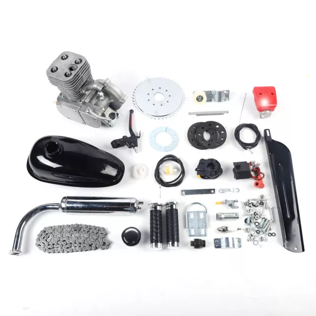 100 CC 2 tempi motore a gas motorizzato bicicletta benzina motore ausiliario moto moto set motore