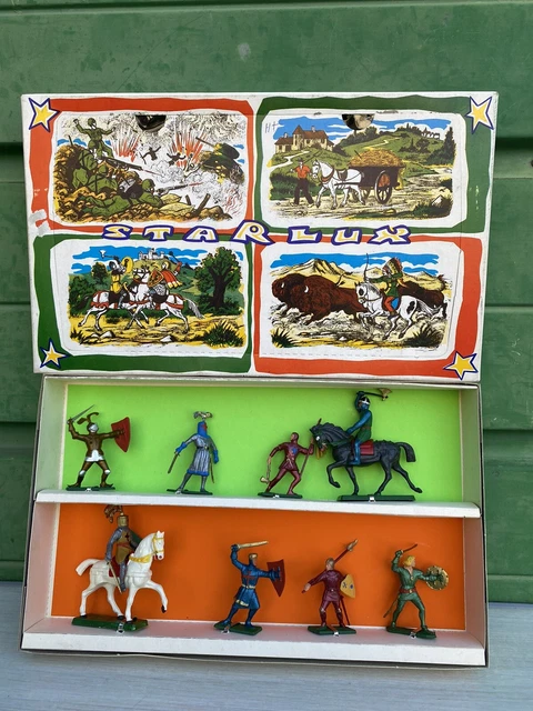 Boîte Figurines Militaires Soldats Vintage Starlux France - A-41 #4 No Britain