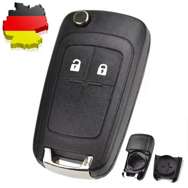 Alloggiamento chiave pieghevole ricambio auto per Opel Insignia Astra J Corsa E Meriva B DE