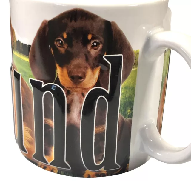 DACHSHUND 3D Ceramic Coffee MUG by Americanware Doxie~2011