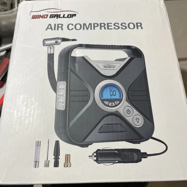 WINDGALLOP CAR TYRE Inflator Air Compressor Tyre Pump 12V Electric Car