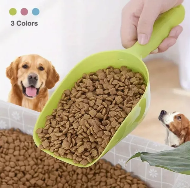 XL Universalschaufel  Futterschaufel Futterkelle verschiedene Farben Hund Katze
