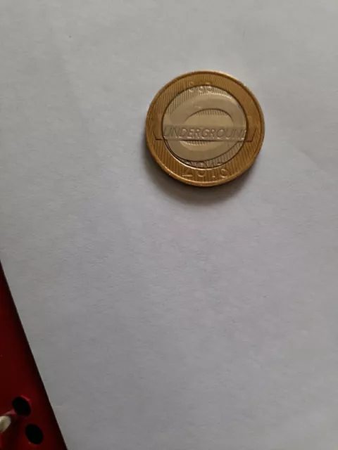 London Underground Roundel 2013  £2 coin two pounds