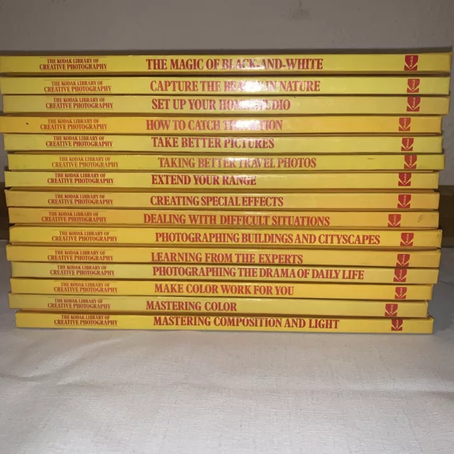 The Kodak Library of Creative Photography 15 Volume Set Lot of TIME-LIFE BOOKS