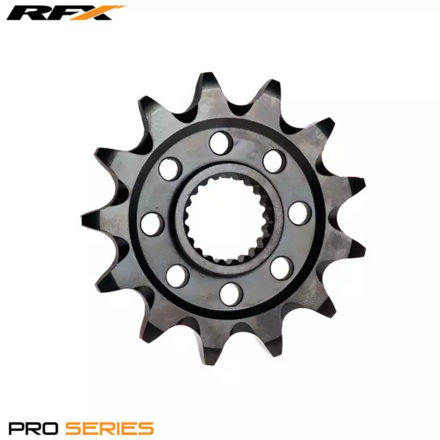 RFX Pro Front Sprocket (Black Zinc) Yamaha YZ125 05-24 YZF250 01-24