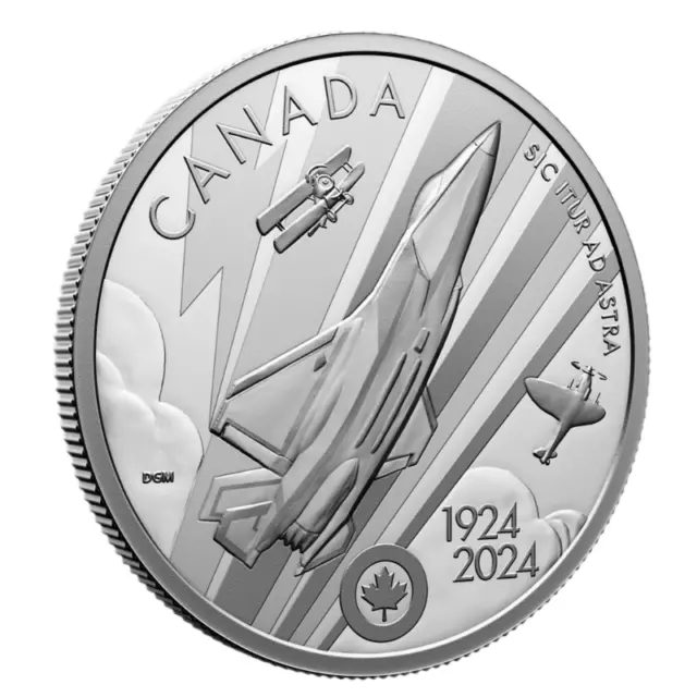 🇨🇦 Centennial Royal Canadian Air Force $20 Dollars Coin, 100 Anniversary, 2024