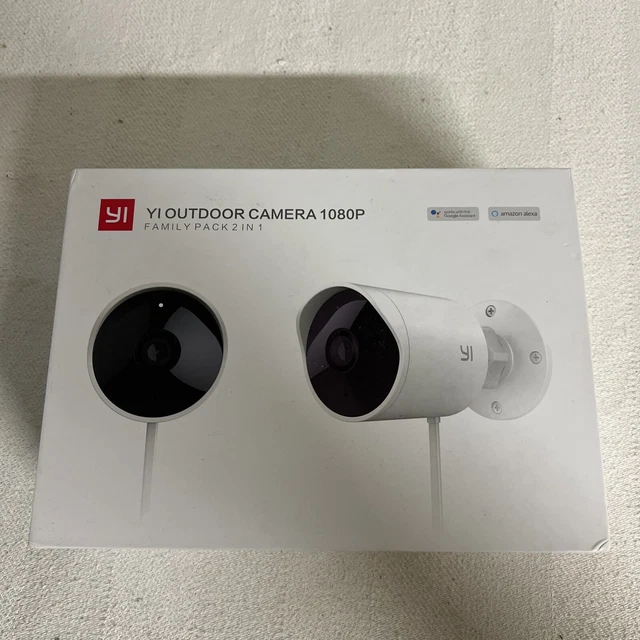 NEW YI 2pc Outdoor Security Camera 1080P IP Waterproof Night Vision Surveillance