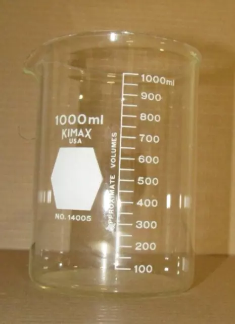 Kimax 1000ml Glass Beaker #14005