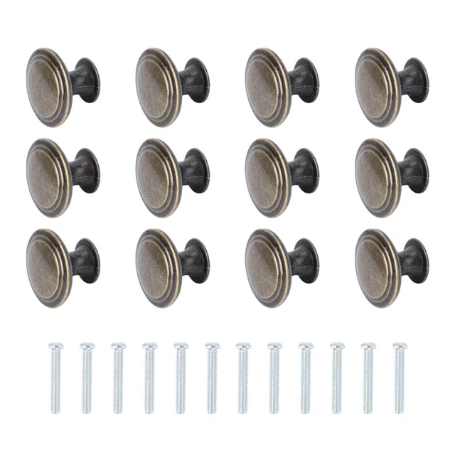 12 Pcs Poignées De Commode Boutons Pour Tiroirs Ancien Porte D'armoire