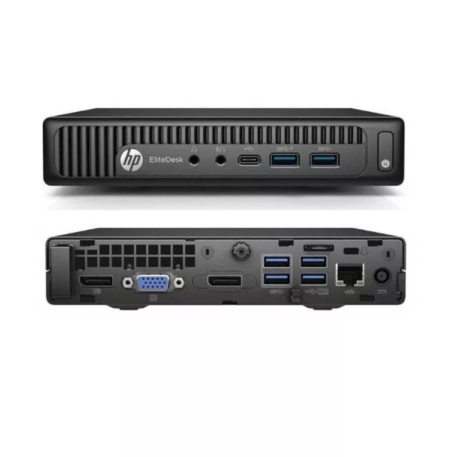 HP ELITEDESK 800 G2 Micro i5 6600T 8GB 250GB SSD Win10 Pro Mini PC WiFi