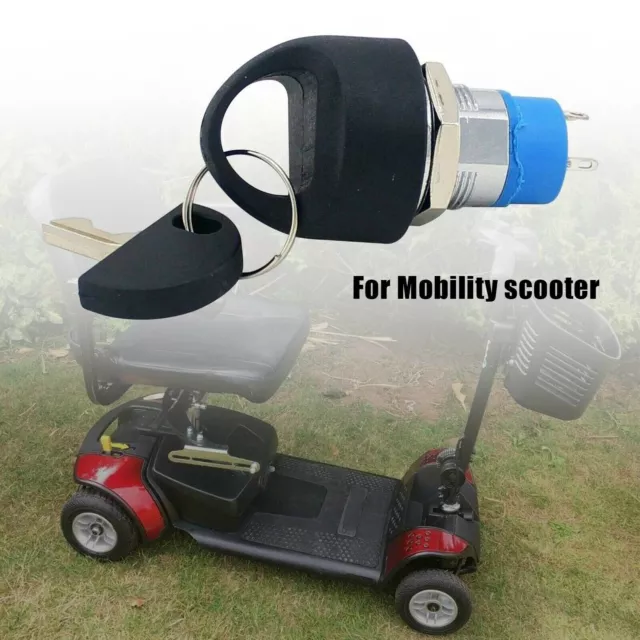 Interruttore di accensione di ricambio per blocco scooter Pride Mobility e chiavi incluse