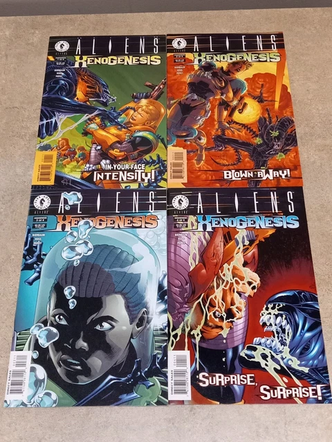 Aliens Xenogenesis #1-4 Full Series Complete low print run dark horse comics