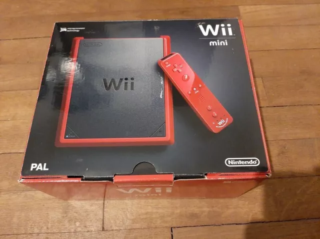 Console Nintendo Wii Mini Rouge pack complet