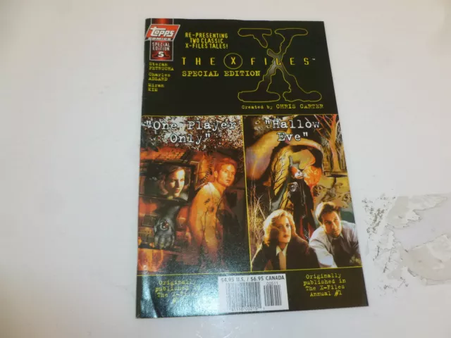 THE X-FILES Comic - SPECIAL EDITION - Vol 1 - No 5 - Date 09/1997 - Topps Comics