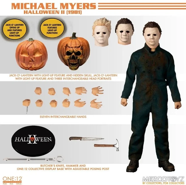 Mezco One 12 Collective Halloween II Michael Myers 1/12 Scale Figure Fr New Case