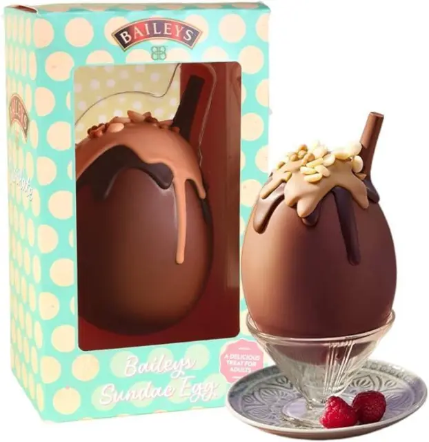 Baileys Coffret cadeau 9 cœurs de fraise et crème 90 g – 9 cœurs au  chocolat avec crème fraise et touche de liqueur irlandaise Baileys – Cadeau  pour homme et femme pour