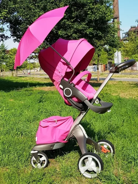 STOKKE XPLORY Kinderwagen Limited PINK / ROSE + GESTELL MODELL (V4) TOP