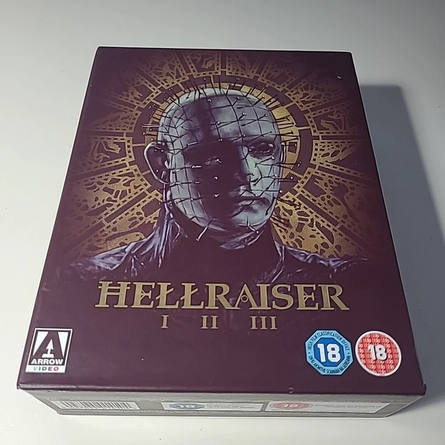 Hellraiser Trilogy (1987-1992) - Arrow Video 3-Disc Blu-ray Set (UK/Region B)