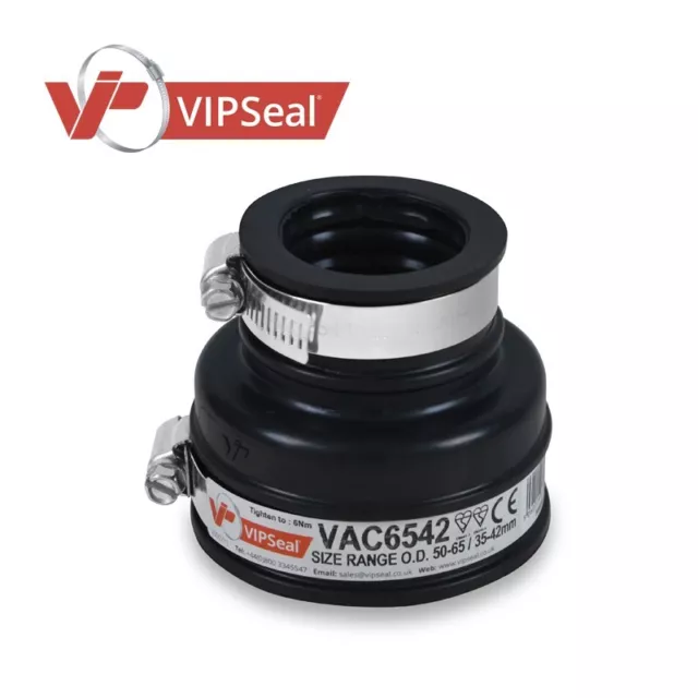 VIPSeal VAC6542 BAND SEAL ADAPTOR 50 - 65mm TO 35 - 42mm