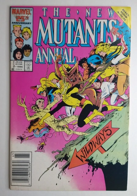 Marvel Comics New Mutants Annual #2 1st (US) Appearances Betsy Braddock, Meggan