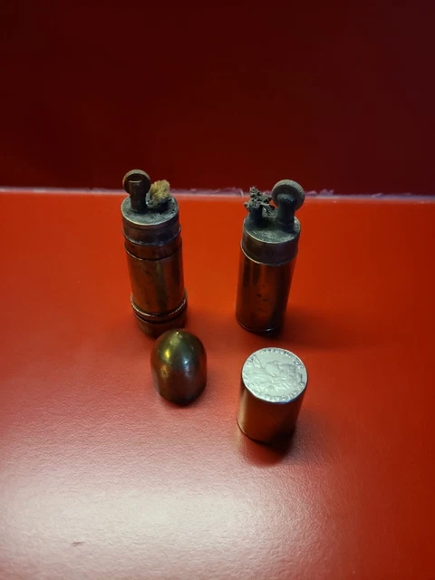 Lot De 2 Briquets Anciens Royal C - Métal - Vintage - Occasion